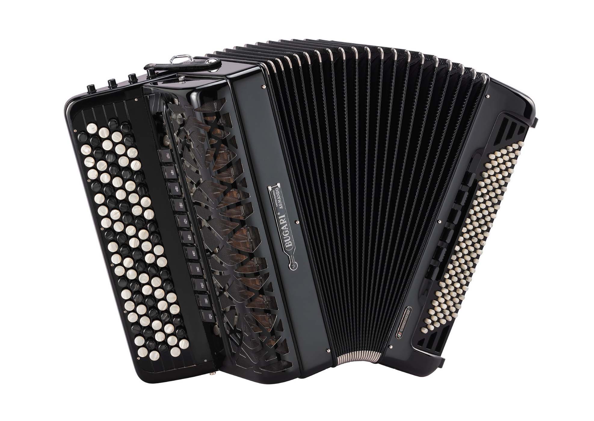 Akordeon guzikowy Bugari 504/ARS/C - profesjonalny akordeon koncertowy