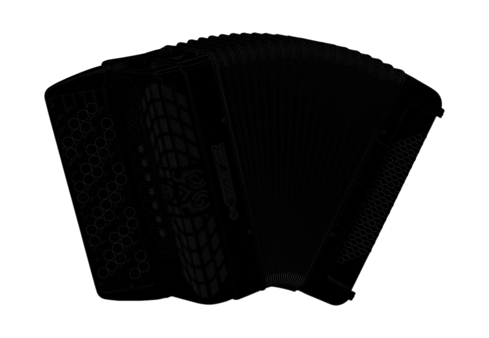 Akordeon guzikowy Bugari 502/Gold Plus - profesjonalny akordeon