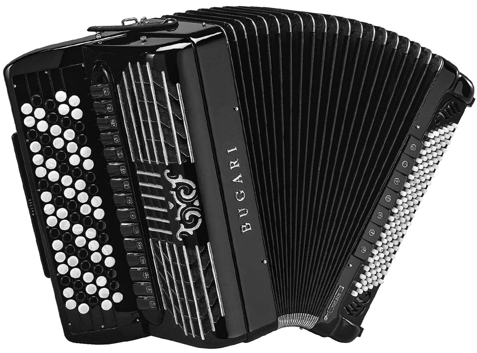 Akordeon guzikowy Bugari 505/Silver Plus - profesjonalny akordeon